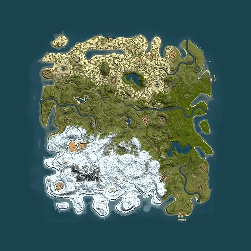 Rust map seed 756422109, 5300x5300m top-down preview