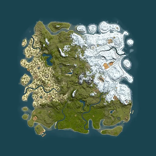 Rust map seed 814430910, 5600x5600m top-down preview