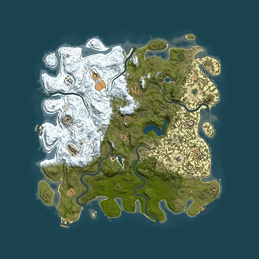 Rust map seed 125344904, 4900x4900m top-down preview