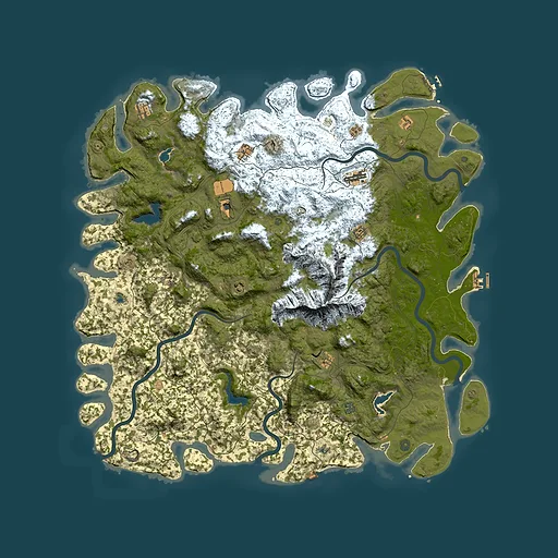 Rust map seed 1036726086, 5900x5900m top-down preview