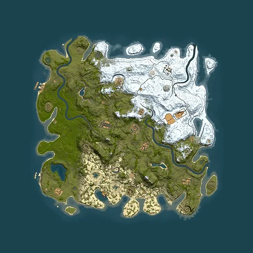 Rust map seed 1075588367, 4900x4900m top-down preview