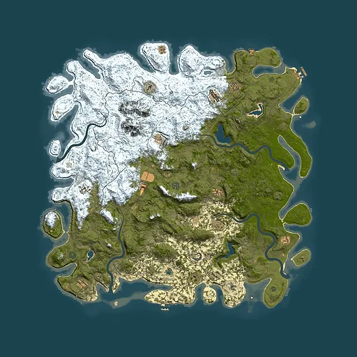 Rust map seed 1645270618, 5900x5900m top-down preview