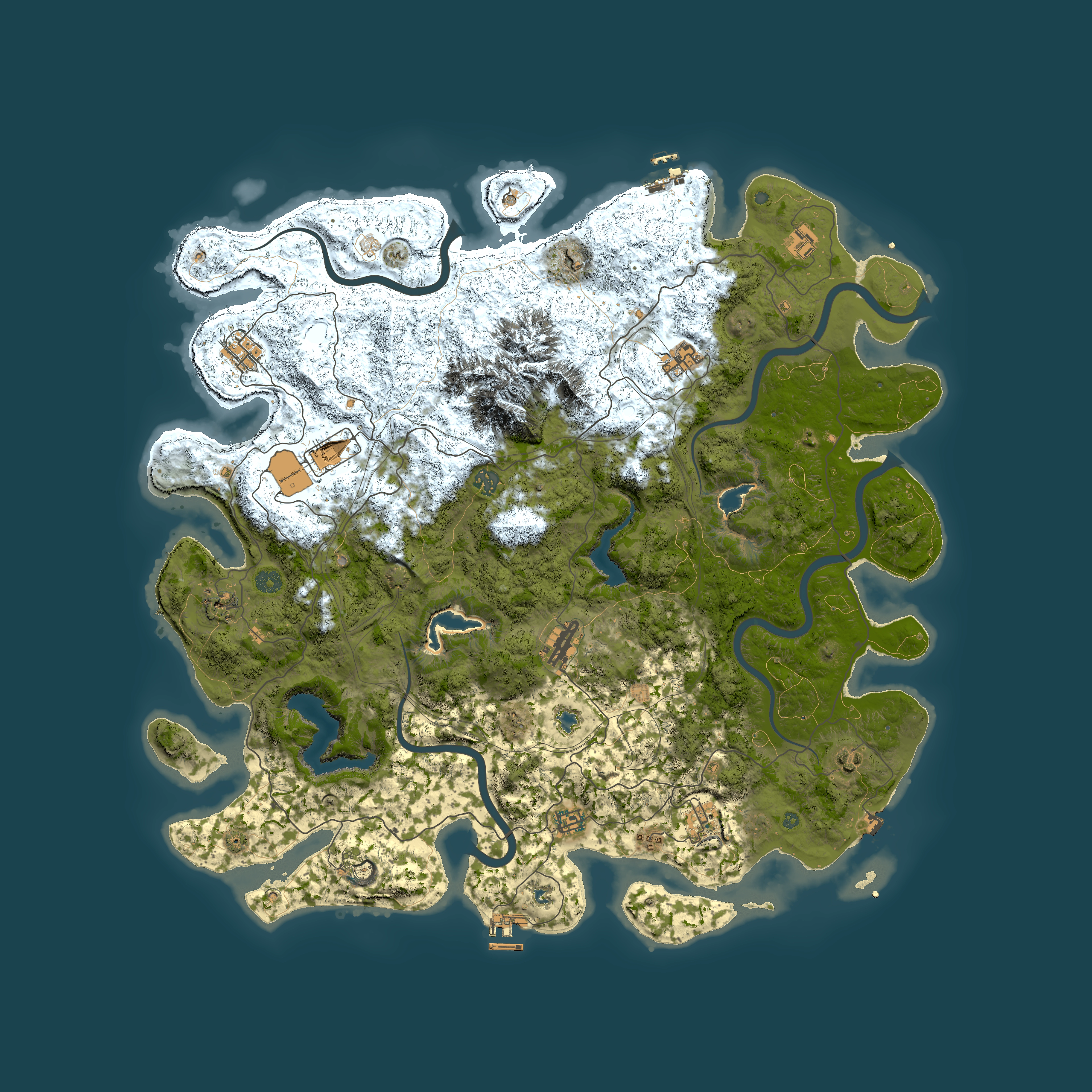 Full top-down render of Rust map seed 503993973, 5100x5100m
