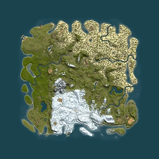 Rust map seed 2134716047, 6000x6000m top-down preview