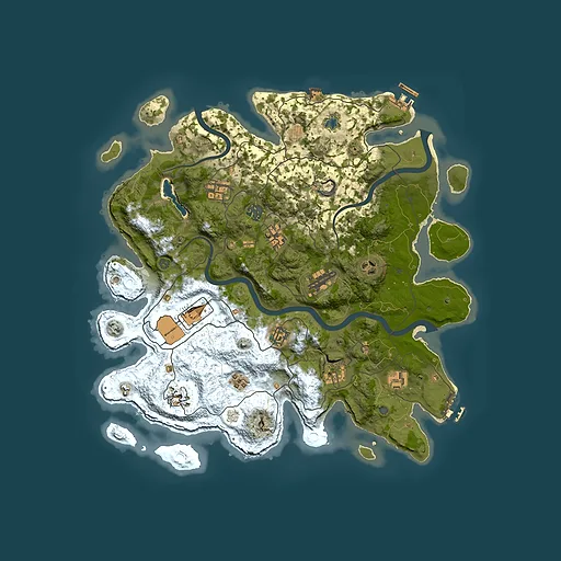Rust map seed 573721614, 4000x4000m top-down preview