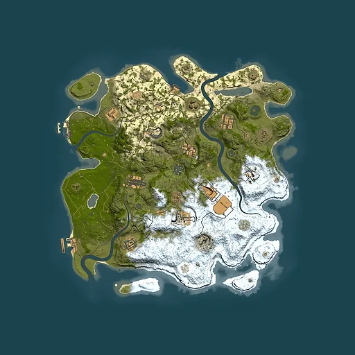 Rust map seed 1470416602, 3900x3900m top-down preview