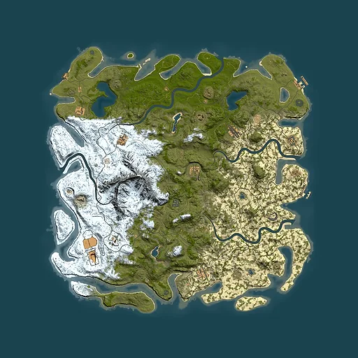 Rust map seed 1801418185, 5500x5500m top-down preview
