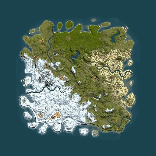 Rust map seed 1053199117, 5650x5650m top-down preview