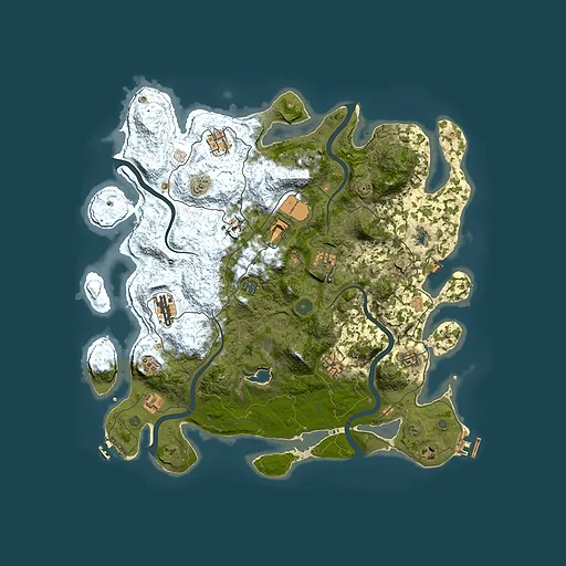 Rust map seed 1557498446, 4200x4200m top-down preview