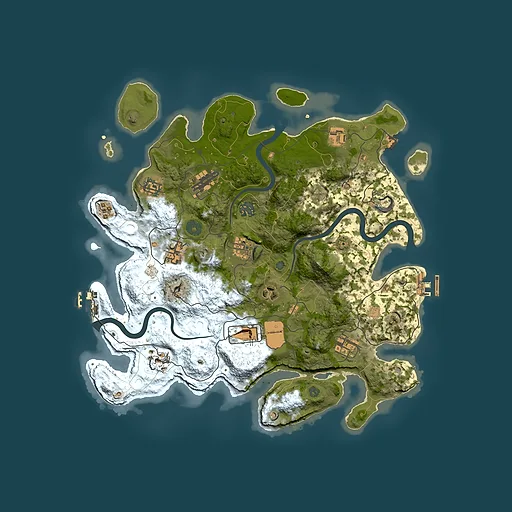Rust map seed 242700015, 3750x3750m top-down preview