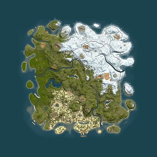 Rust map seed 1900479502, 4900x4900m top-down preview