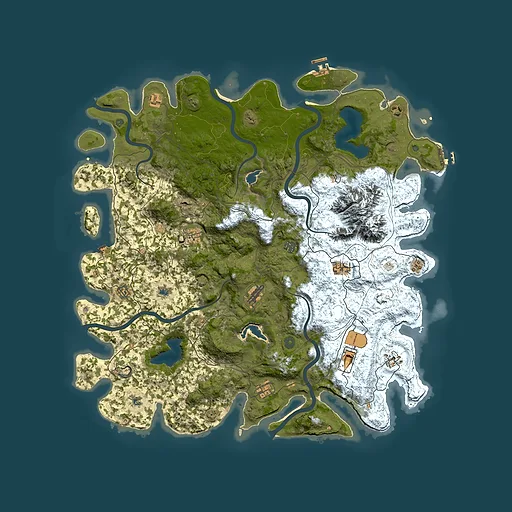 Rust map seed 562914048, 5200x5200m top-down preview