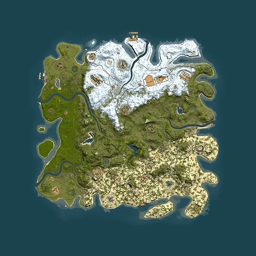 Rust map seed 1163610423, 4800x4800m top-down preview