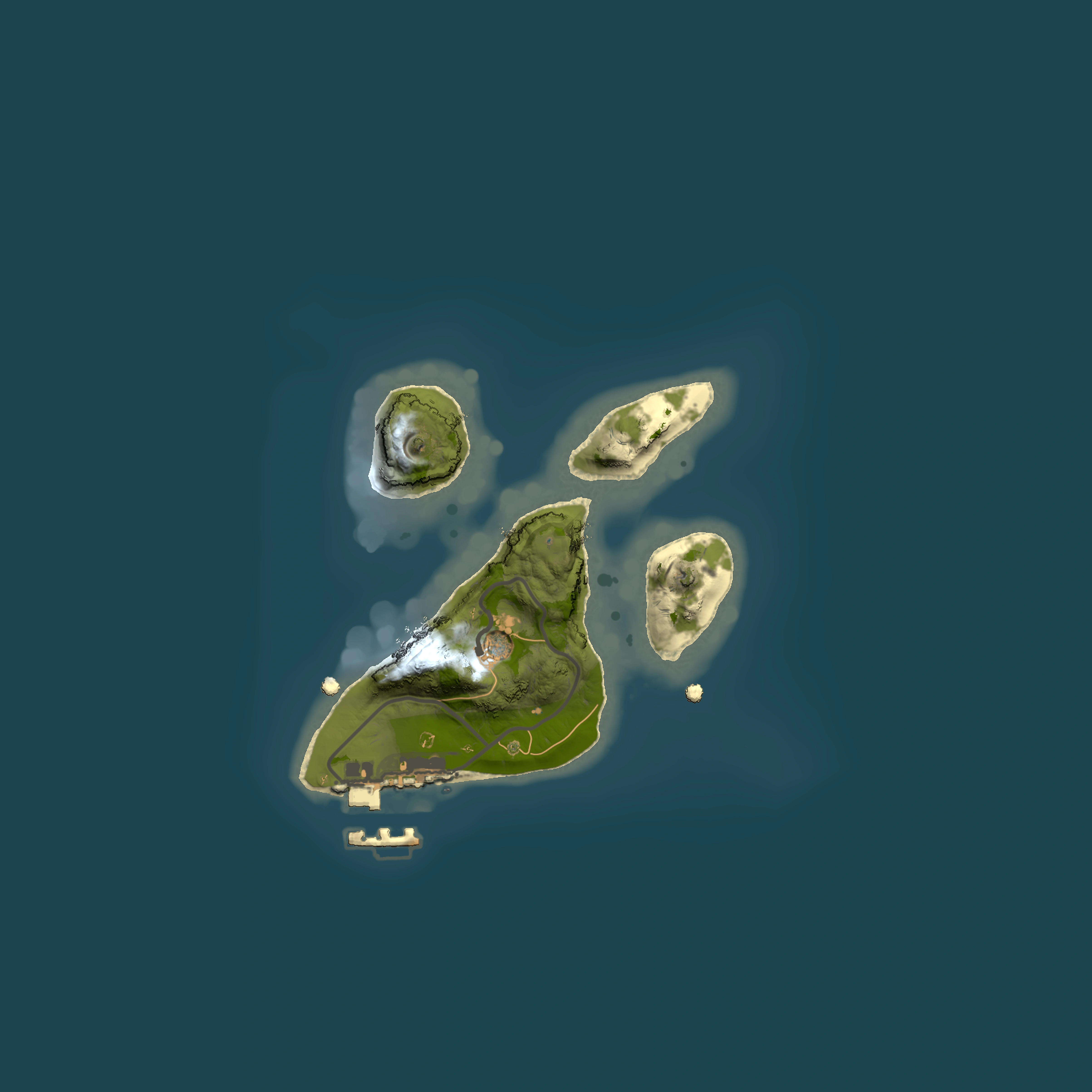 Full top-down render of Rust map seed 1790229860, 1500x1500m