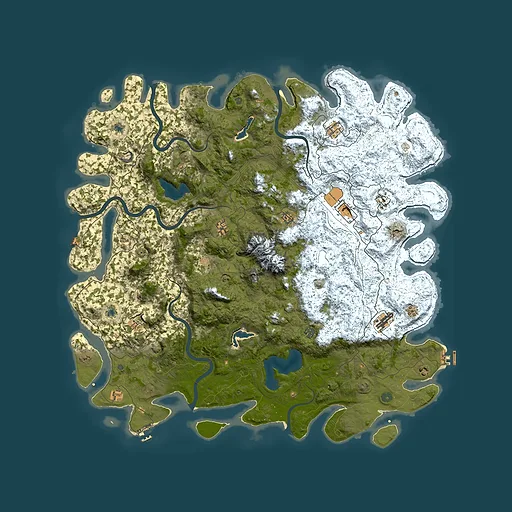 Rust map seed 941358631, 5800x5800m top-down preview