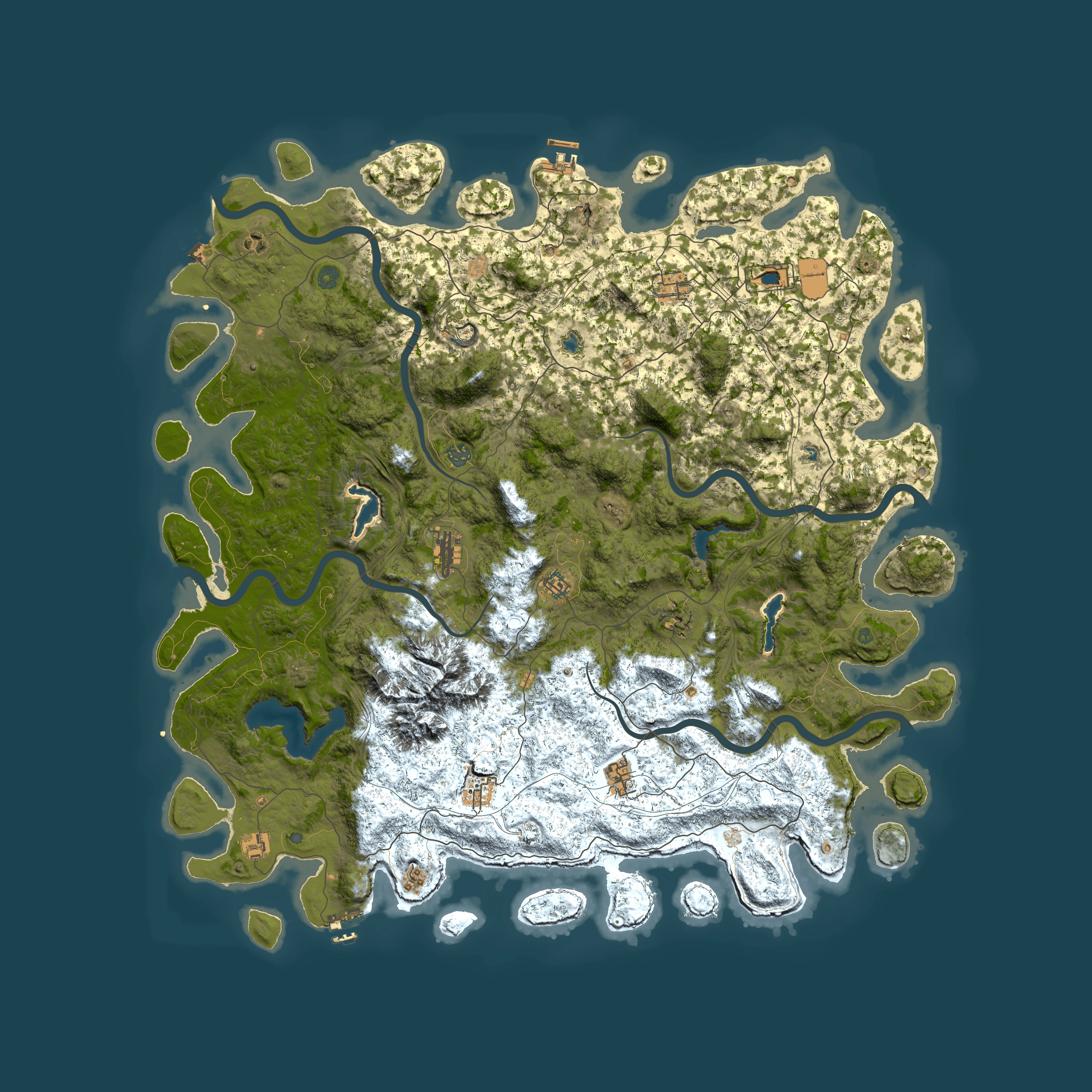 Full top-down render of Rust map seed 45211216, 5650x5650m
