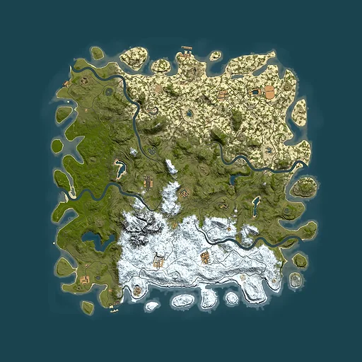 Rust map seed 45211216, 5650x5650m top-down preview