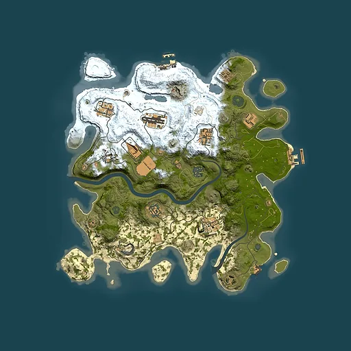 Rust map seed 352416617, 3500x3500m top-down preview
