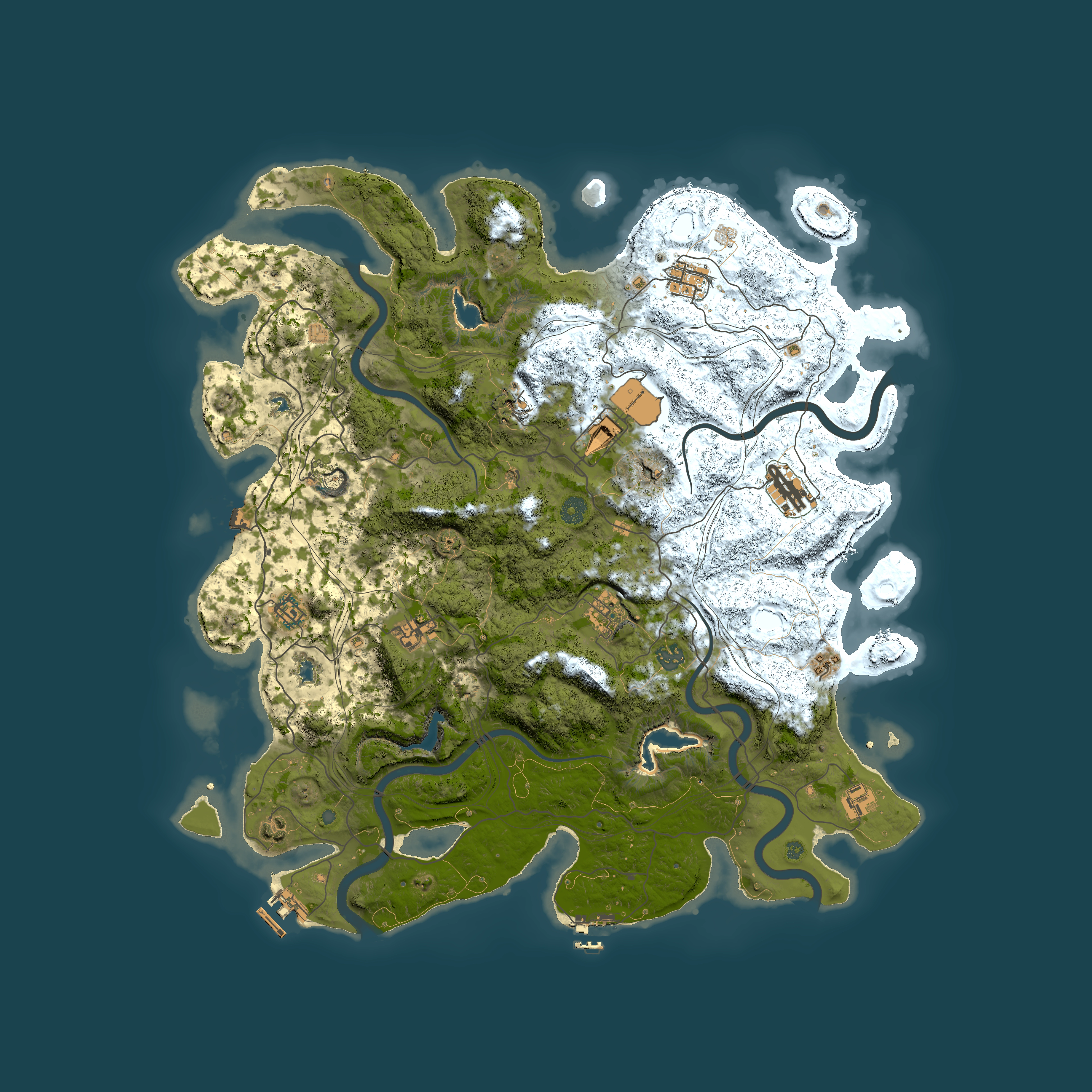 Full top-down render of Rust map seed 1708460392, 4700x4700m