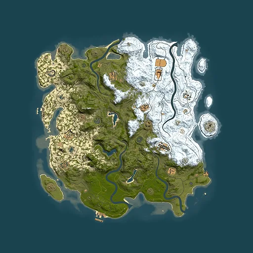 Rust map seed 1735784113, 4850x4850m top-down preview