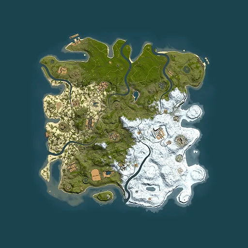 Rust map seed 780985548, 4200x4200m top-down preview