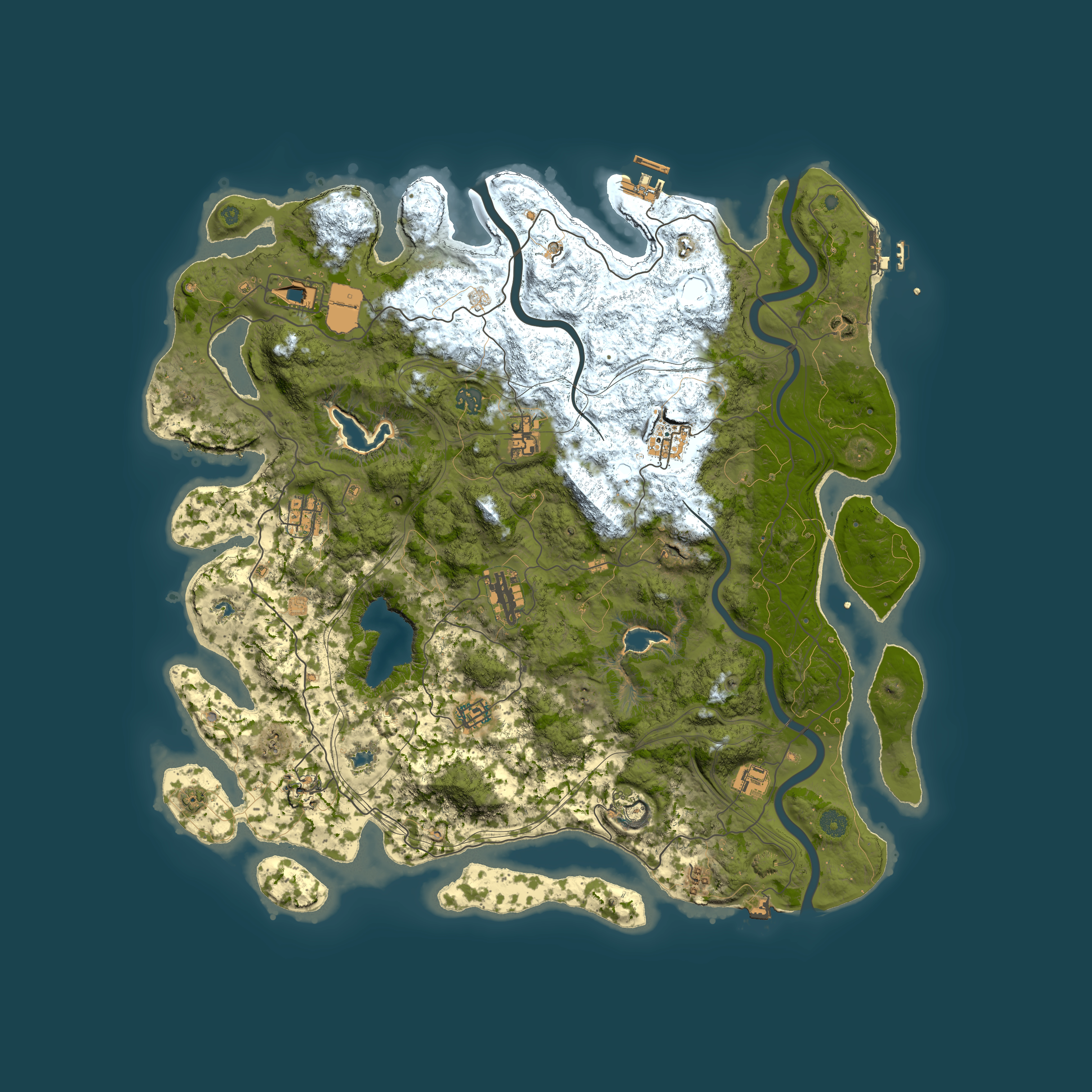 Full top-down render of Rust map seed 1106959878, 4700x4700m