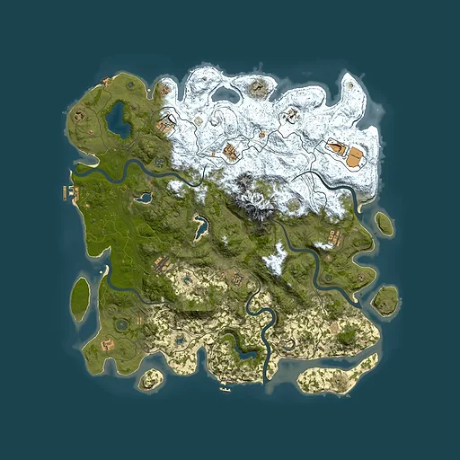 Rust map seed 774369956, 5100x5100m top-down preview