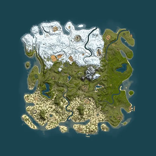Rust map seed 1780840235, 5050x5050m top-down preview