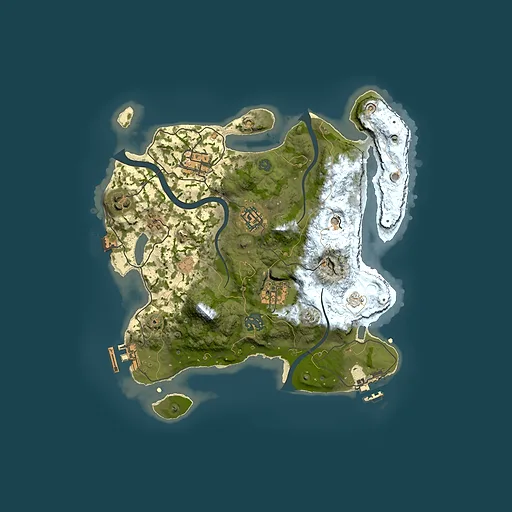 Rust map seed 1901909792, 3000x3000m top-down preview
