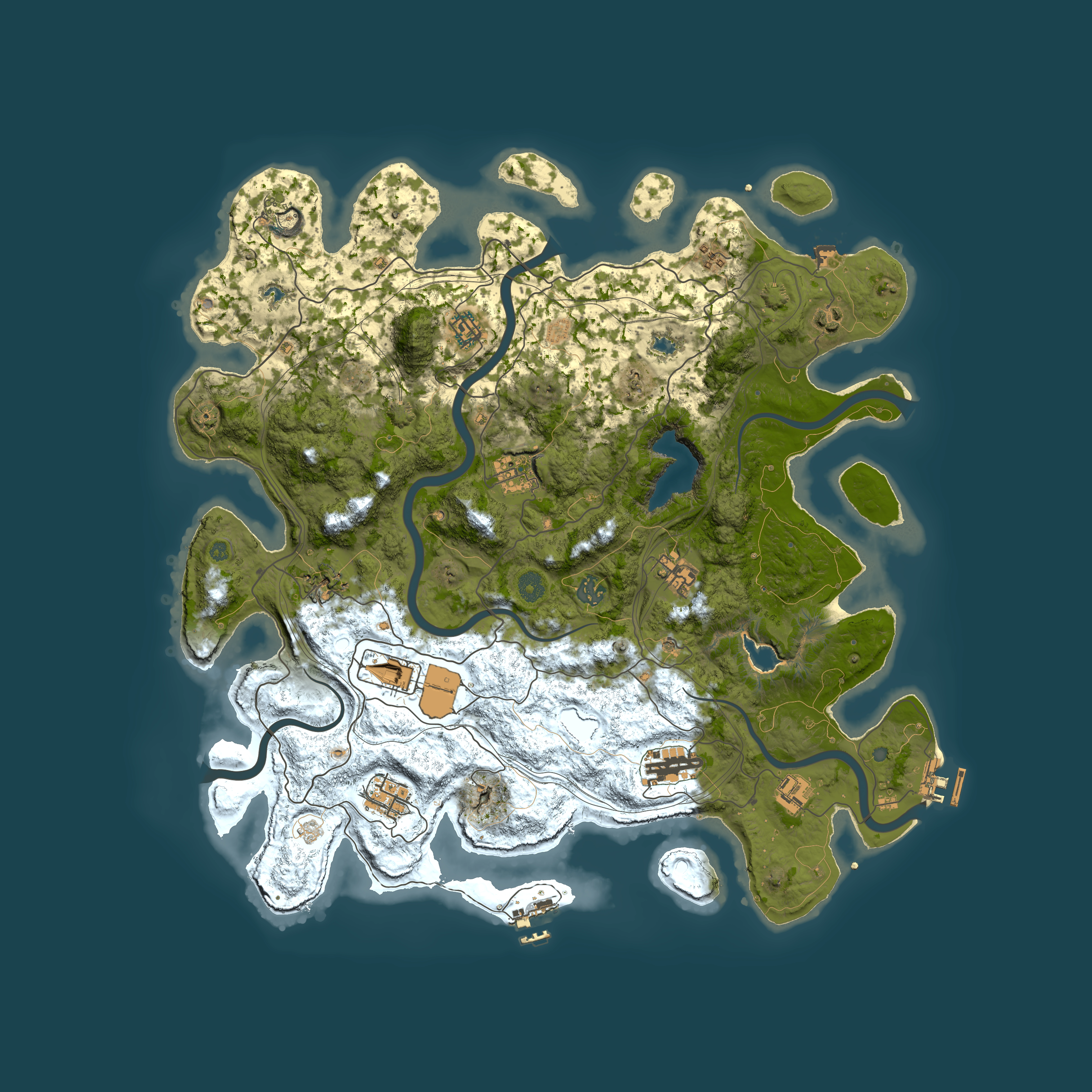 Full top-down render of Rust map seed 775718721, 4500x4500m