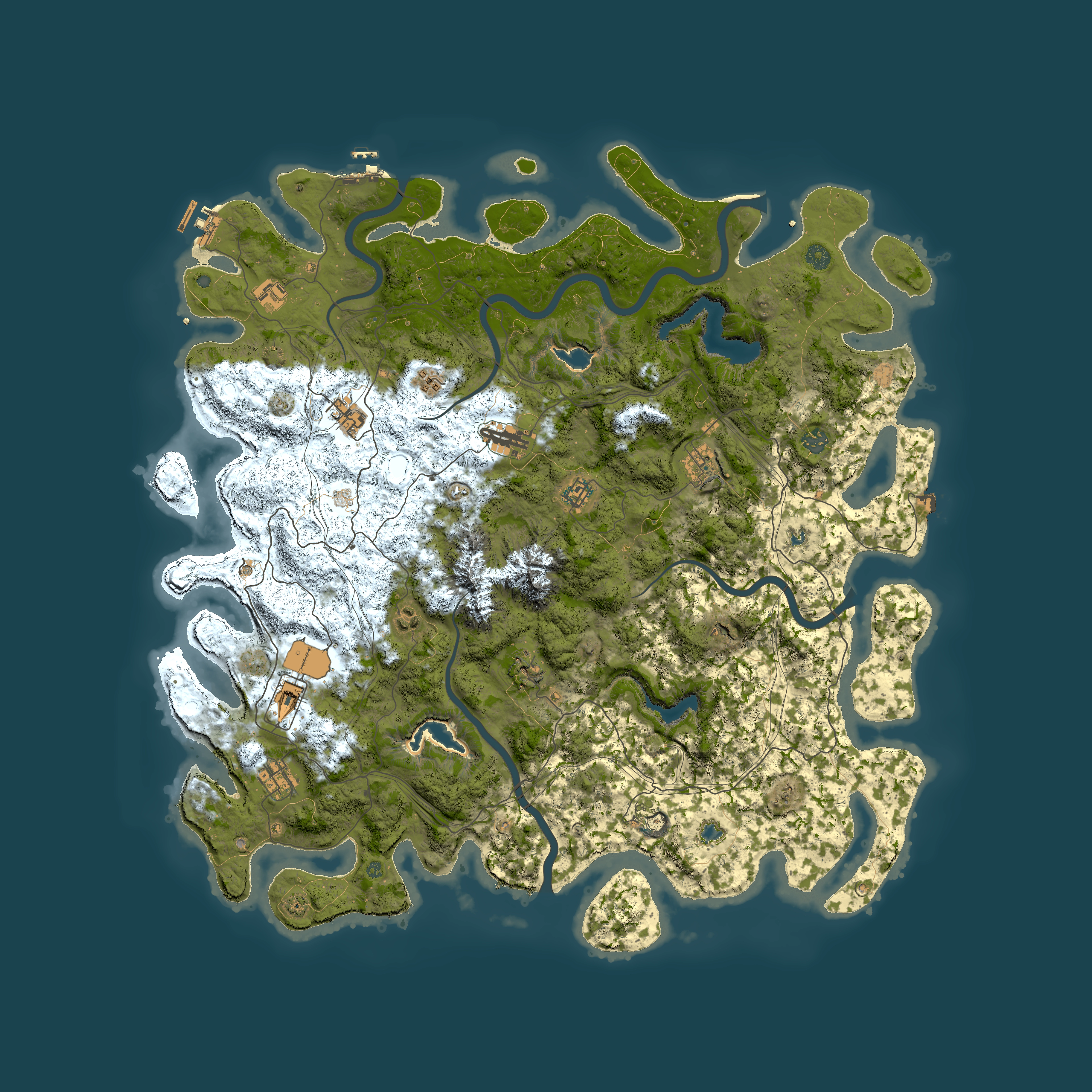 Full top-down render of Rust map seed 372347756, 5200x5200m