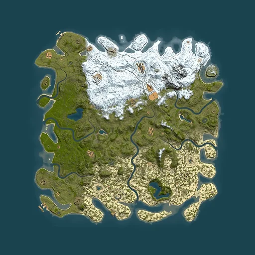Rust map seed 615248072, 5750x5750m top-down preview