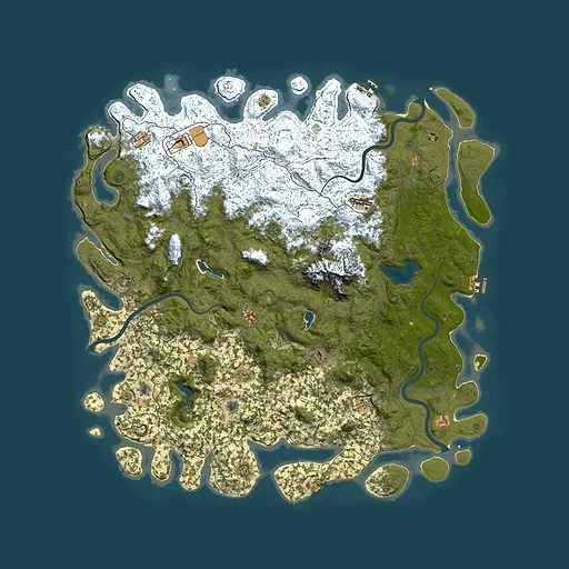 Rust map seed 771976945, 6000x6000m top-down preview