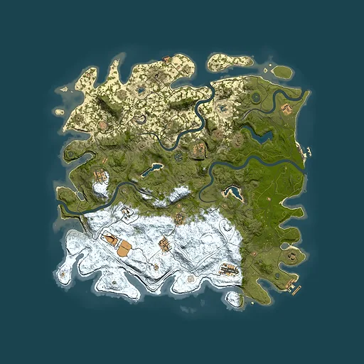 Rust map seed 972119518, 4800x4800m top-down preview