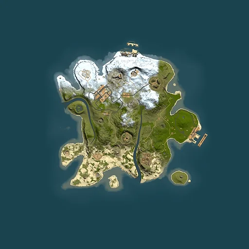 Rust map seed 1976233358, 2500x2500m top-down preview
