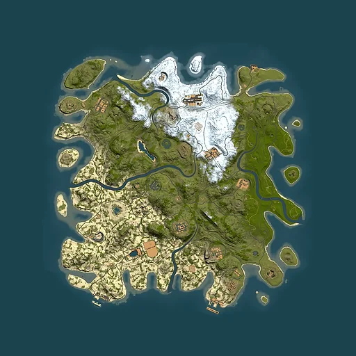 Rust map seed 312263000, 4400x4400m top-down preview