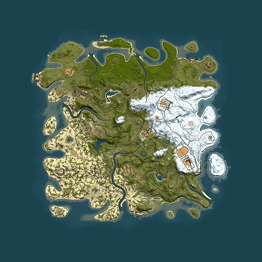 Rust map seed 1389106653, 4550x4550m top-down preview