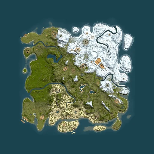 Rust map seed 563249382, 4950x4950m top-down preview
