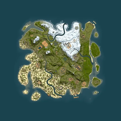 Rust map seed 480634569, 3900x3900m top-down preview
