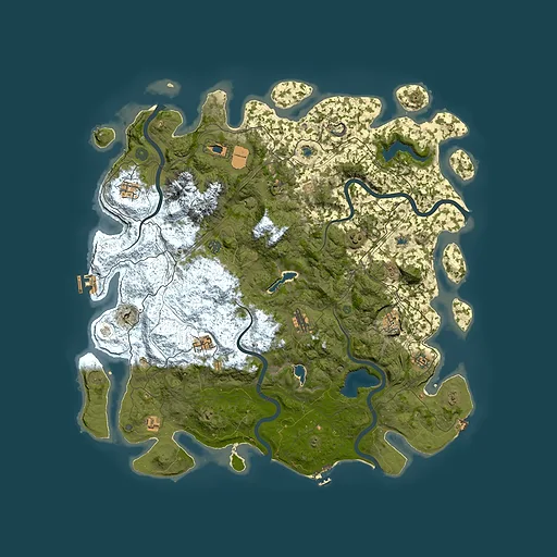 Rust map seed 1038863004, 5150x5150m top-down preview