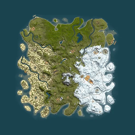 Rust map seed 882025460, 5300x5300m top-down preview