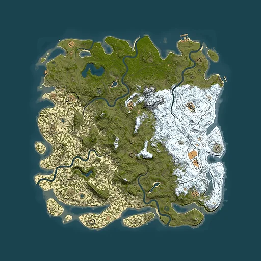 Rust map seed 827551216, 6000x6000m top-down preview