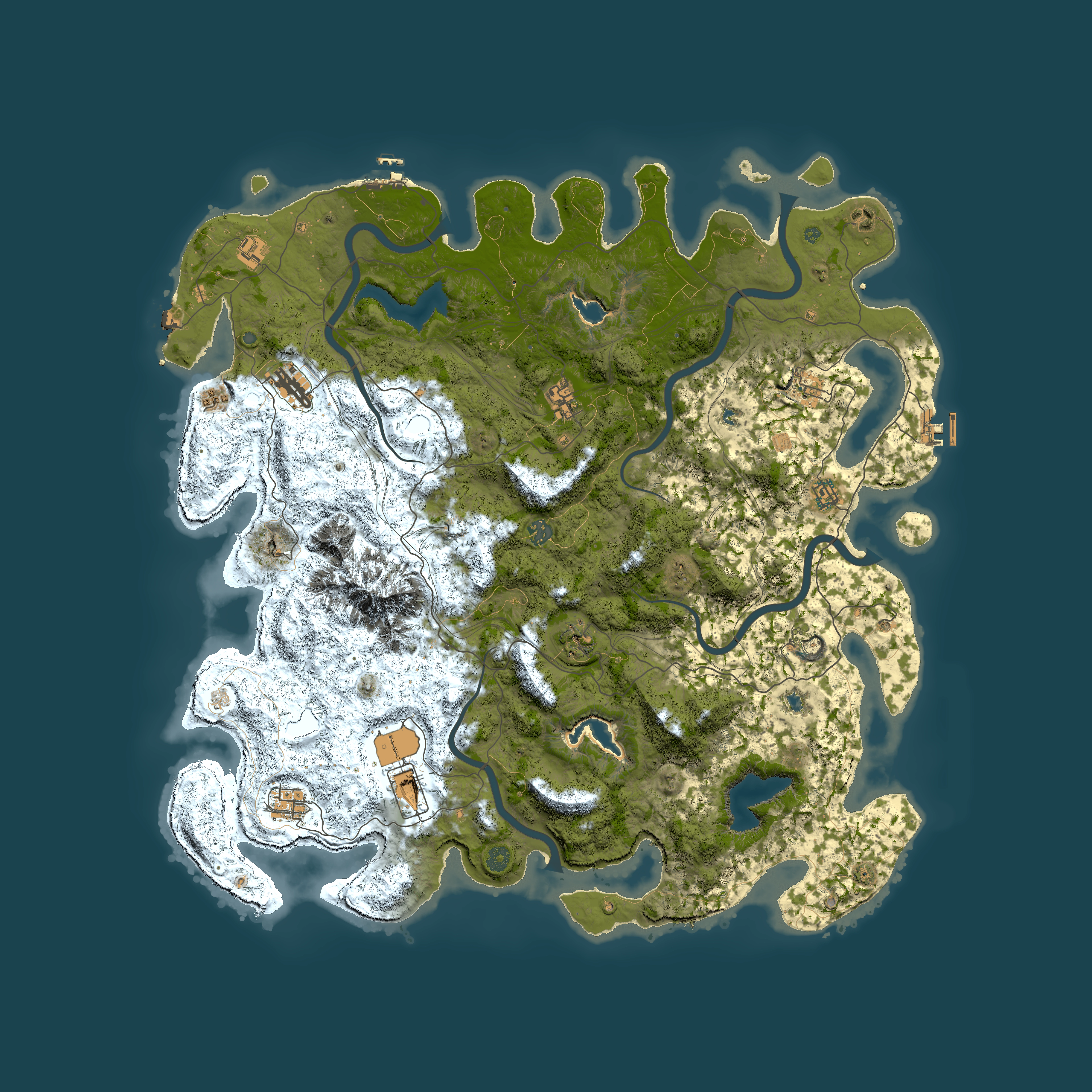 Full top-down render of Rust map seed 600941028, 5250x5250m