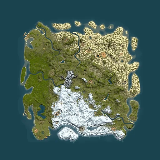 Rust map seed 992547510, 6000x6000m top-down preview