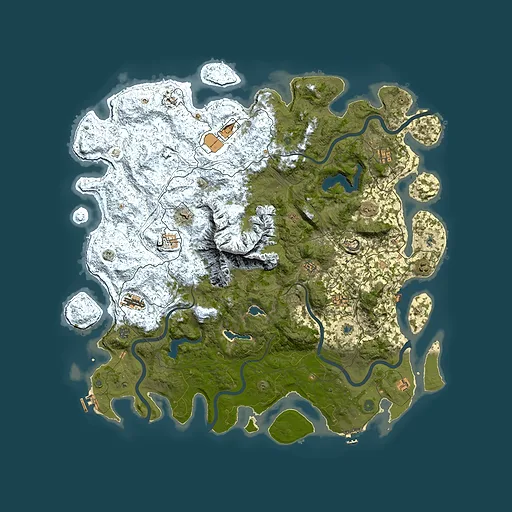 Rust map seed 1899939689, 5650x5650m top-down preview