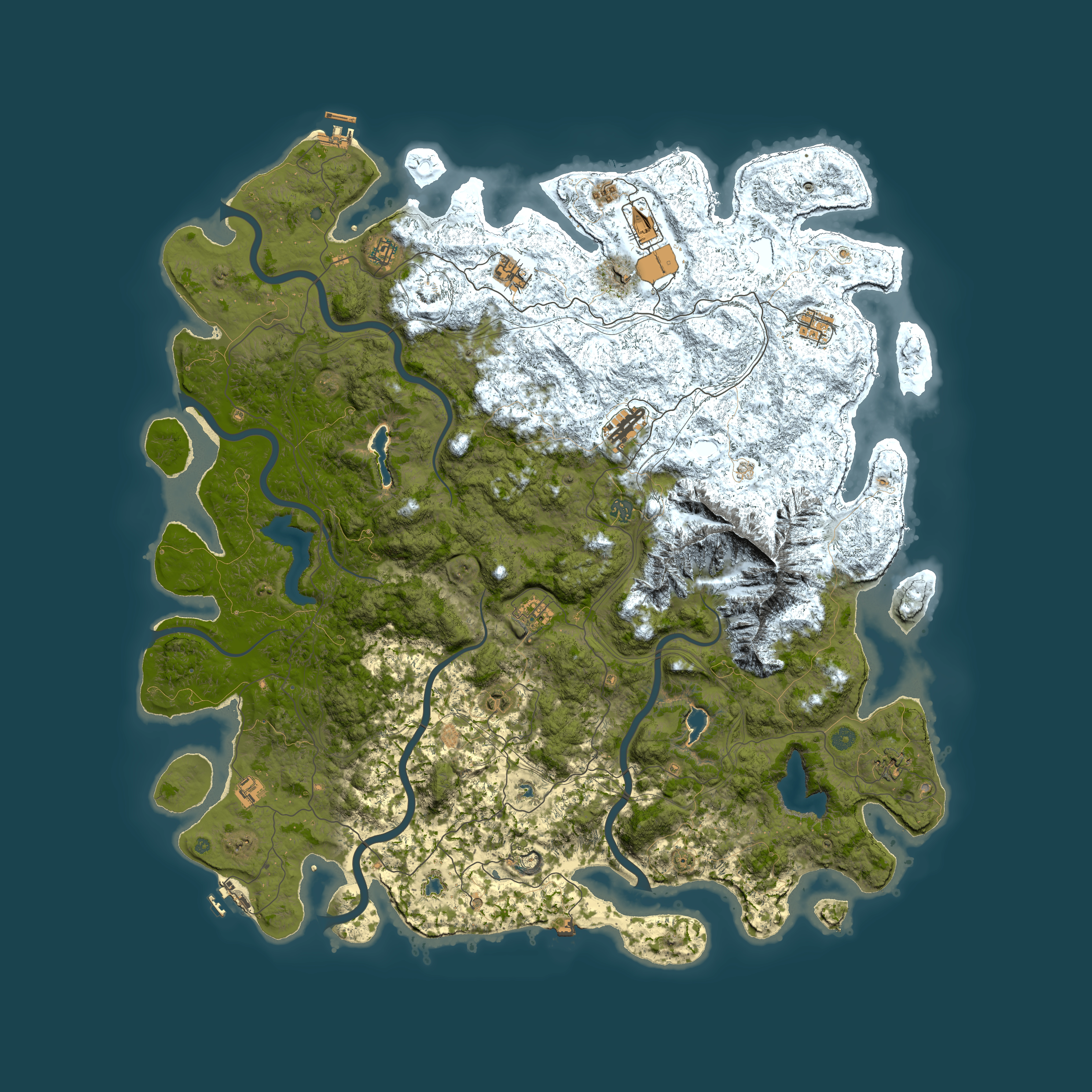 Full top-down render of Rust map seed 808042332, 5700x5700m