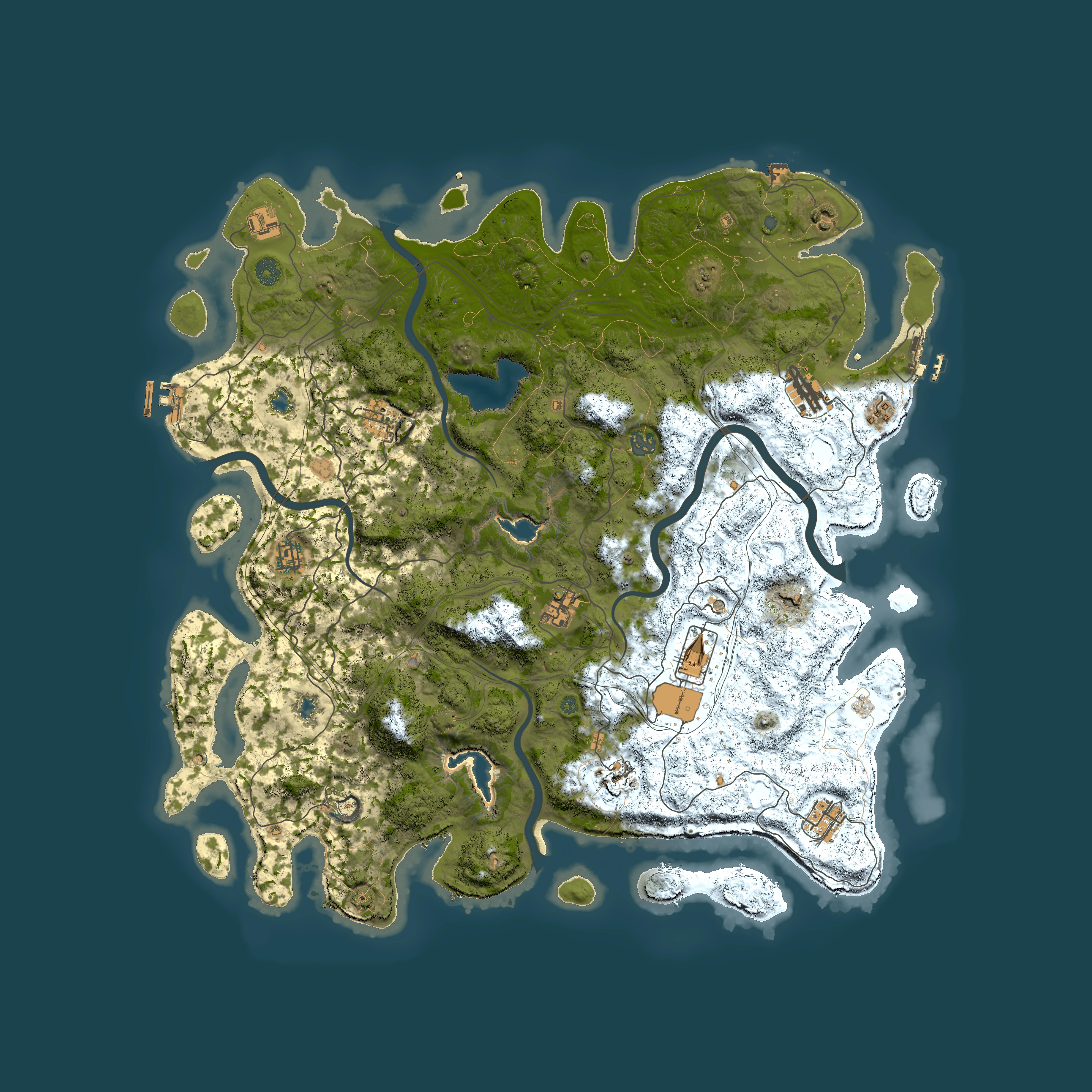Full top-down render of Rust map seed 1760531280, 4850x4850m