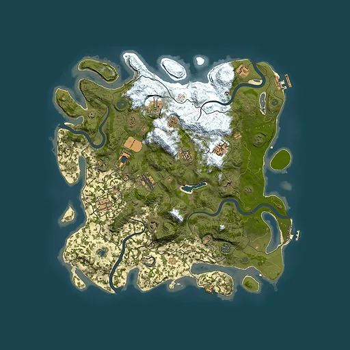 Rust map seed 948971083, 4150x4150m top-down preview