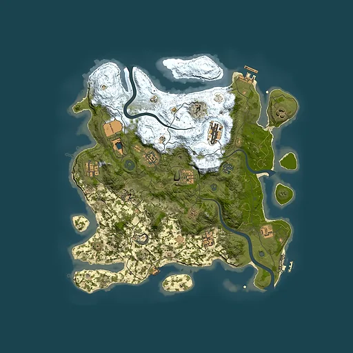 Rust map seed 647774966, 3850x3850m top-down preview