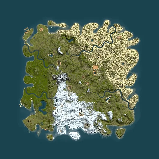 Rust map seed 41925024, 6000x6000m top-down preview
